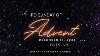 Third Sunday of Advent December 17 2023 [upl. by Dalia]