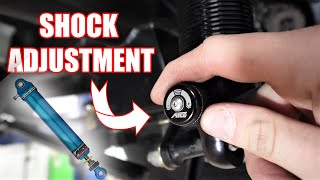 How to Set Adjustable Shocks Drag Racing Shocks [upl. by Marlon]