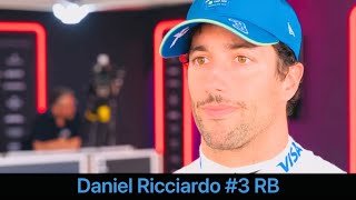 Daniel Ricciardo Post Race Interview  F1 2024 Japanese GP [upl. by Adnowat235]