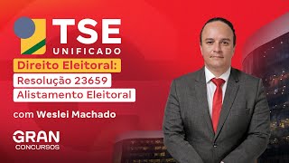 TSE UNIFICADO  DIREITO ELEITORAL Resolução 23659  Alistamento Eleitoral [upl. by Marka]