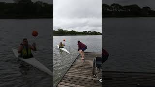 Começamos a canoagem 🚀 remar paracanoagem curitiba [upl. by Anerrol]