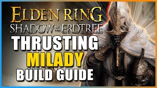 Elden Ring THE BEST Build To CRUSH The DLC With INSANE Poise Damage Milady Light Greatsword Build [upl. by Nosbig]