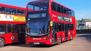 Route 97  Chingford  LeytonSLN 13102 BL65OYY E400H MMC B5LH [upl. by Xenia637]