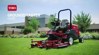 Toro  Groundsmaster® e3200 [upl. by Suiramaj200]