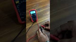 how to check continuity with multimeter  continuity test with multimeter shorts [upl. by Tomchay475]