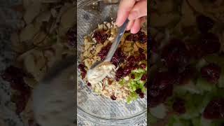 Chicken Salad with Cranberries and Slivered Almonds [upl. by Atinit380]