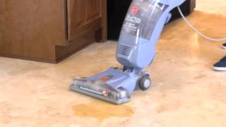 Hoover FloorMate Hard Floor Cleaner Picking Up Spills FH40010 [upl. by Intruoc]