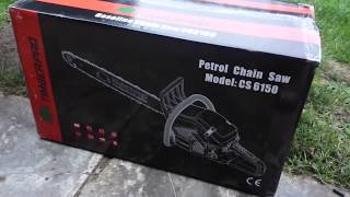 WHAT A NICE SAW Professional Timberpro 62 cc Chainsaw Unboxing [upl. by Yrreg221]