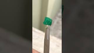 Raw Emerald Stone 💚 rdgems emerald emeraldstone rawemerald viral ytshorts howto swat [upl. by Singer]