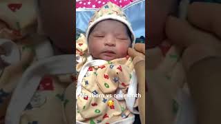 Newborn vs one monthMiracle babyfrombabytonowbabygirl [upl. by Bourgeois]