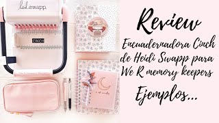 REVIEW Encuadernadora Cinch de Heidi Swapp para We R Memory Keepers Ejemplos [upl. by Yerffej]