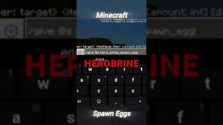 Herobrine Spawn Egg Minecraft Unknown Things For PEPart04 [upl. by Karil77]