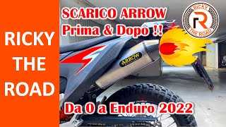 ⚠️Da 0 A Enduro⚠️  2022  Scarico ARROW su KTM 690 Enduro‼️ [upl. by Nnylatsyrk]