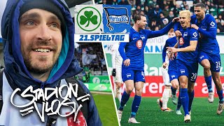 SpVgg Fürth vs Hertha BSC  STADIONVLOG 😍⚽  quotDie Berliner sind daaaaaquot 🎉 [upl. by Enimisaj]