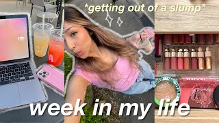 GETTING OUT OF A SLUMP 🪴 cleaning  organizing target week in my life vlog [upl. by Adamsen]