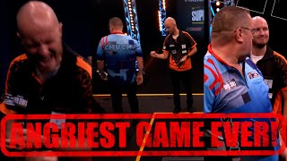 THE ANGRIEST DARTS MATCH EVER 🤬 [upl. by Alamap]