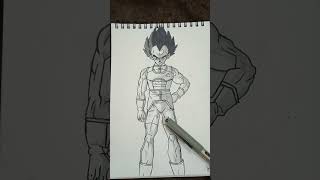 Vegeta base drawing vegeta dragonballsketch sketch zephyrarts11 [upl. by Aihsa]