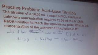 The titration of a 10 00 mL sample of HCL solution of unknown concentration requires 12 54 ml of a 0 [upl. by Aalst]