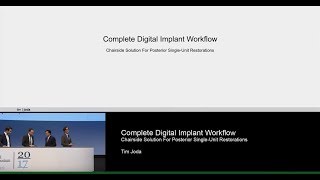 Dr Tim Joda  Complete Digital Implant Workflow [upl. by Nnaoj]