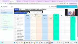 Ingreso de notas numéricas en la planilla de calificaciones [upl. by Lyudmila]