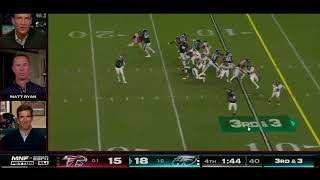 This Saquon Barkley Drop LOST THE GAME For the Philadelphia Eagles vs the Atlanta Falcons [upl. by Cuthbertson]