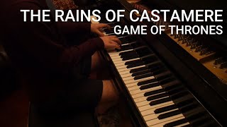 The Rains of Castamere  Game of Thrones piano cover [upl. by Ecirtemed196]