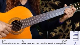 Borbulhas de Amor Juan Luis Guerra GullarFagner cifra simplificada [upl. by Mahseh]