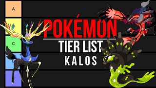 Kalos Pokémon Tier List [upl. by Laural745]