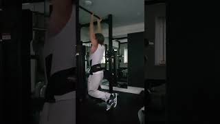 Weighted Chin ups 57lbs for 6 slow reps [upl. by Tra]