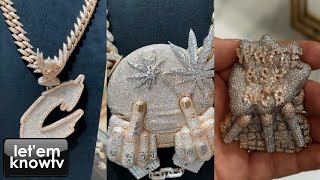 Avianne Jewelers Showing Off Their Latest Crazy Custom Pieces  Pure Jewelry [upl. by Sennahoj]