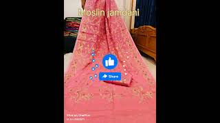 Moslin jamdani sarees with Bp saree new fashion trending viral bangladesh assam [upl. by Trow]