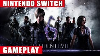 Resident Evil 6 Nintendo Switch Gameplay [upl. by Cichocki]