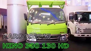 HINO 300 DUTRO 130 HD BAK BESI NUGRAHA KAROSERI  2018 GIIAS SURABAYA [upl. by Nnylrahc]