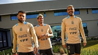 Entrenamiento Selección Argentina en Ezeiza [upl. by Nera]