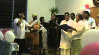 CHORALE DE LEGLISE DE HAO AVANT NOEL 2008WMV [upl. by Ahcmis]