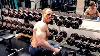 JeanClaude Van Damme  57 Years Old Workout [upl. by Arihaj]