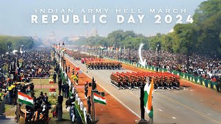 Indian Army Hell March 2024  Republic Day Parade  Explore India [upl. by Auburn]