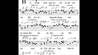 Offertorium Benedictus qui venit Baptismate Domini [upl. by Yelak139]