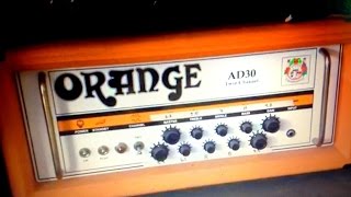 Orange guitar amp AD30 head dual channel settings review [upl. by Trevethick]