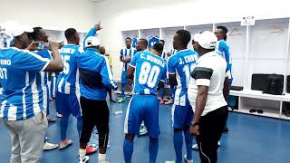 Zesco United v Kabwe Warriors Dressing room celebration [upl. by Nednil148]