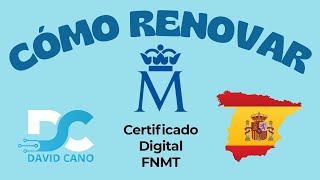 Cómo RENOVAR 🔐Certificado Digital 🔐 FNMT  Paso a paso para actualizar tu certificado digital 2024 [upl. by Traggat]