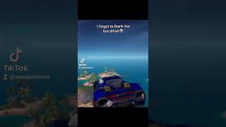 I didnt thank the bus driver fortnite skit funny gaming [upl. by Kincaid]