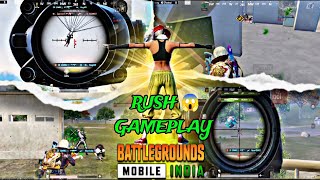 MY NEW RUSH  GAMEPLAY GOD LEVEL M24 1V8 CONQUEROR LOBBY 😱 MY SMART PHONE📱 REDMIK50 bgmi [upl. by Edniya]