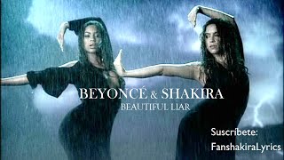 Beyoncé amp Shakira  Beautiful Liar Lyrics [upl. by Petie]