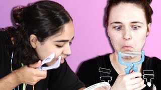 Women Test Facial Hair Removal Products [upl. by Dlanger]