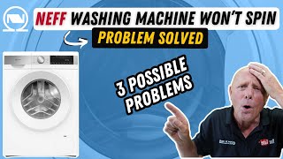 Neff washing machine wont spin fault finding guide [upl. by Anyel]