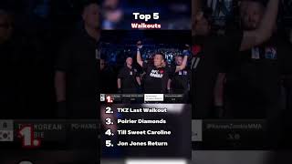 Top 5 WALKOUTS in the UFC ufc mma 👊🔥 [upl. by Klina842]