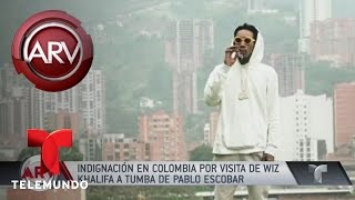 Wiz Khalifa causa indignación en Colombia  Al Rojo Vivo  Telemundo [upl. by Maillil]