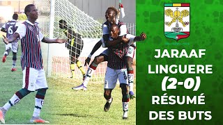 J2  Jaraaf  Linguère 20  Les buts du match [upl. by Fancie]