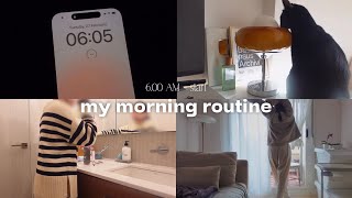 sub realistic 6AM morning routine in my new home  slow start for a productive day [upl. by Alage]